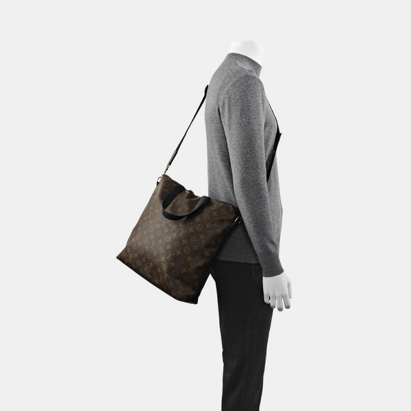 KITAN Monogram Coated Canvas Brown