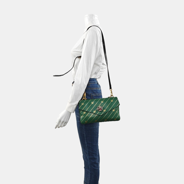 Thiara Medium Calfskin Green