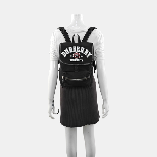 Nylon Backpack Black
