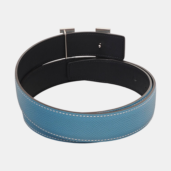 Leather Belt Blue