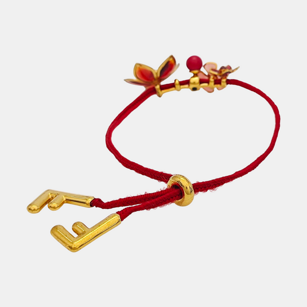 Fabric Red Bracelet