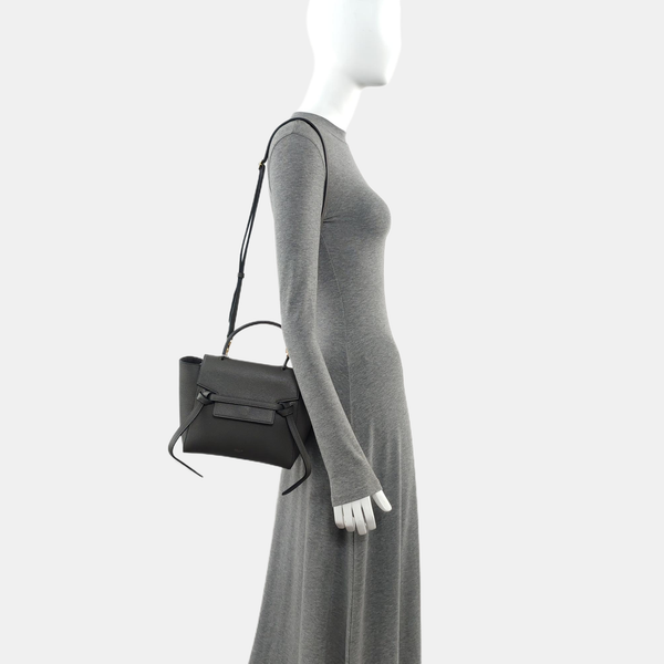 BELT Nano Calfskin Gray
