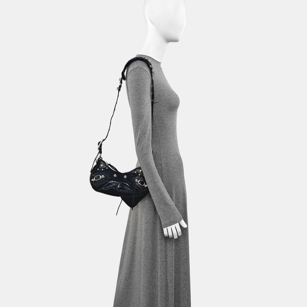 Le Cagole Small Calfskin Black