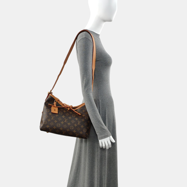 CARRYALL PM Monogram Coated Canvas Brown