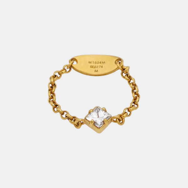 Metal Gold Ring EU 57