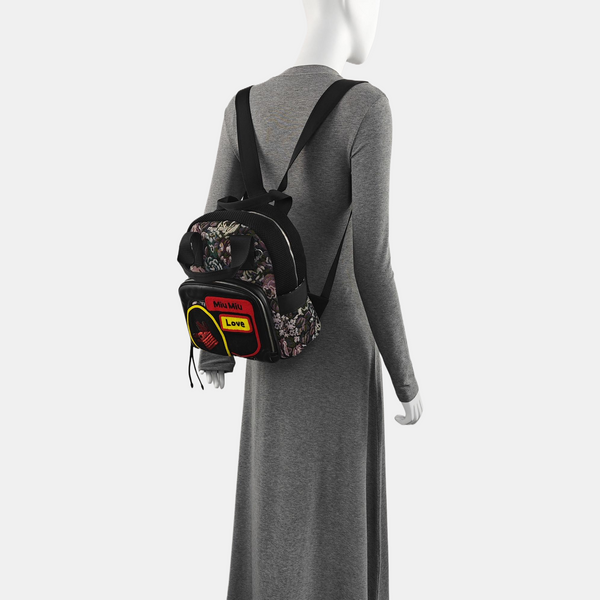 Fabric Backpack Black