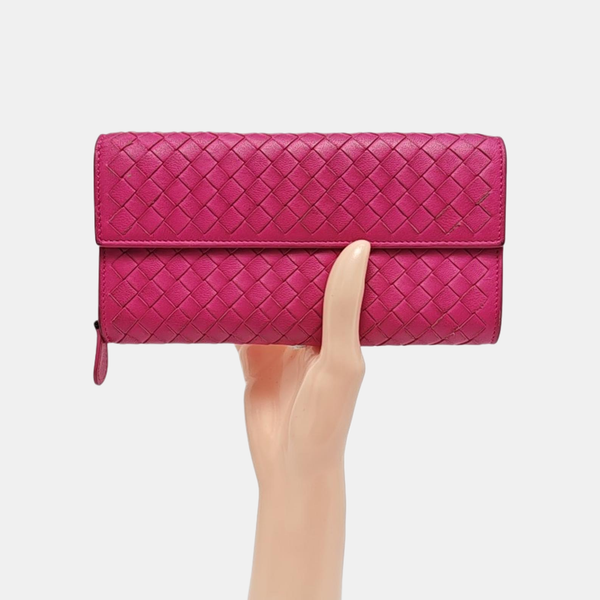 Lambskin Wallet Red