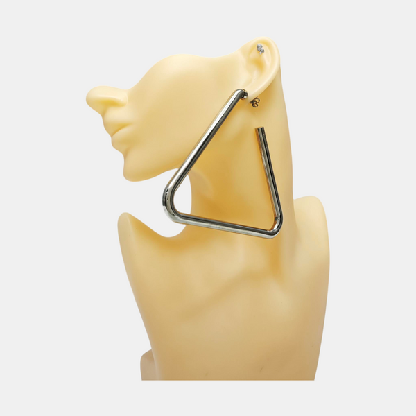 Metal Silver Stud Earrings
