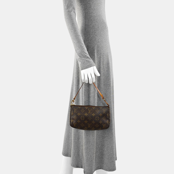 ACCESSOIRES Monogram Coated Canvas Brown