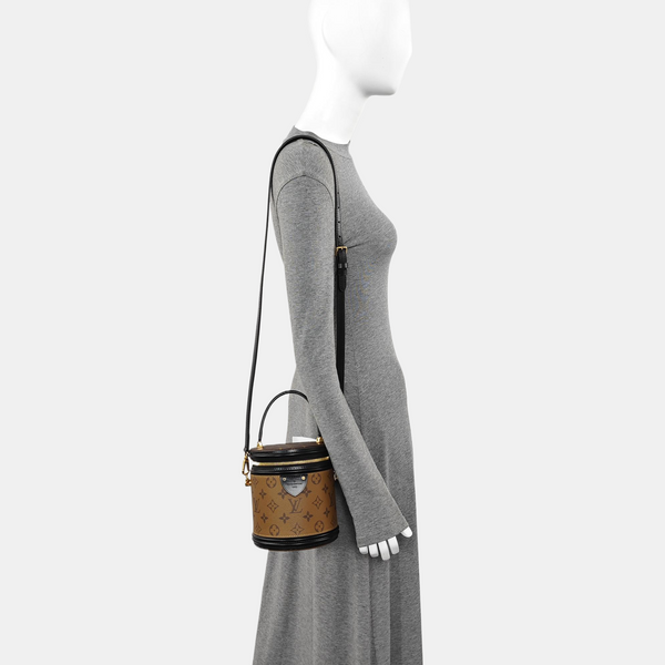 CANNES PM Monogram Coated Canvas Brown