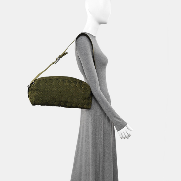 Fabric Shoulder Bag Green