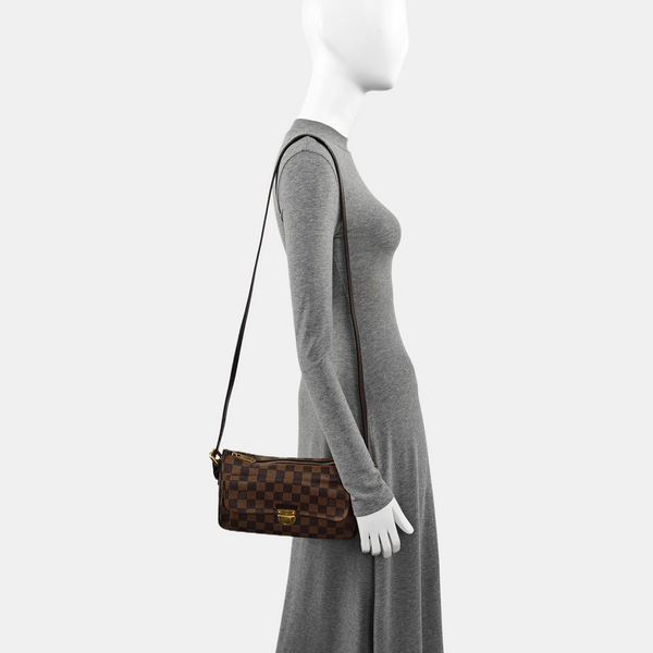 RAVELLO GM Damier Ebene Coated Canvas Brown