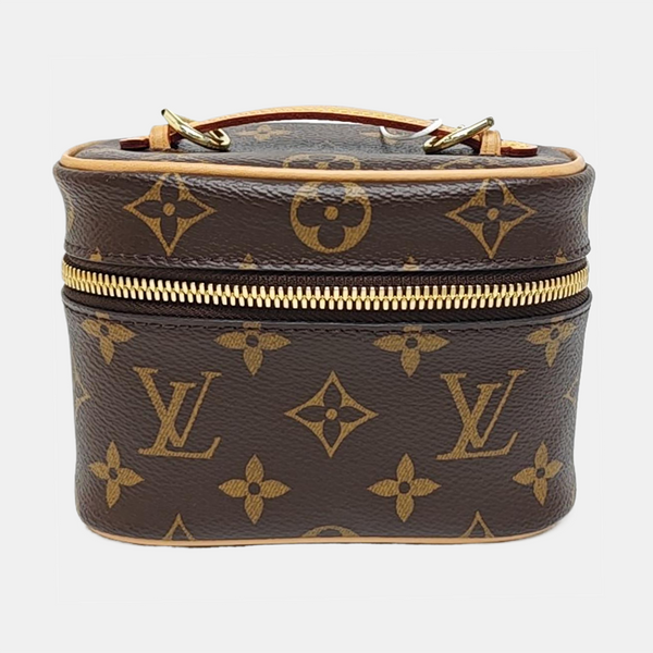 NICE Super Mini Monogram Coated Canvas Brown