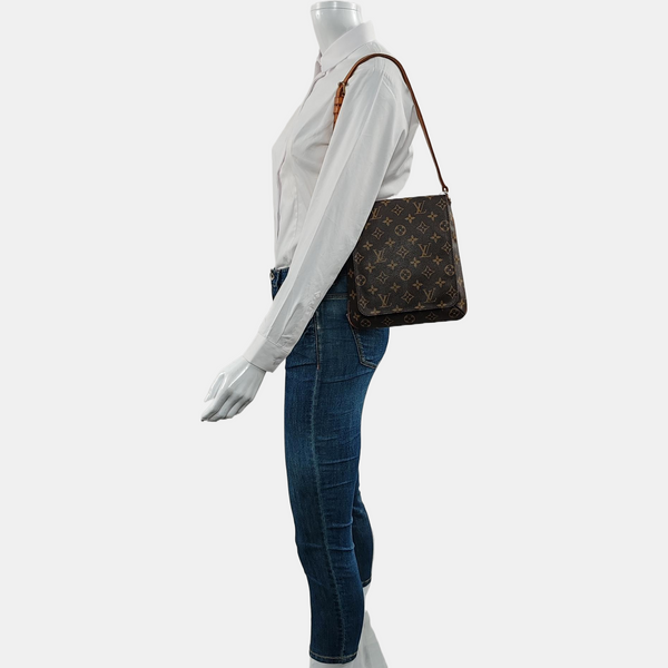 MUSETTE TANGO Monogram Coated Canvas Brown
