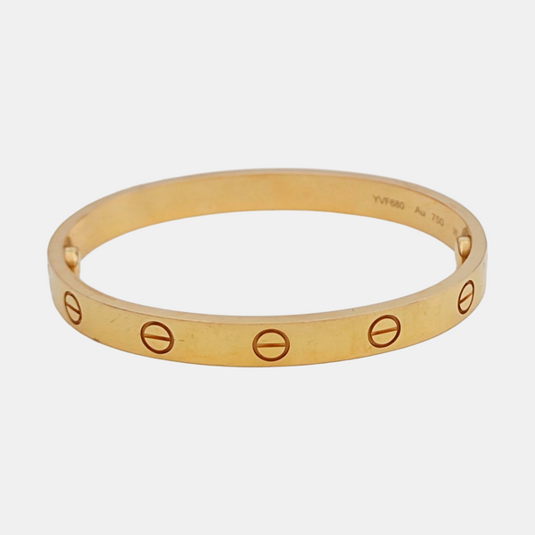 LOVE 18k Rose Gold Bangle