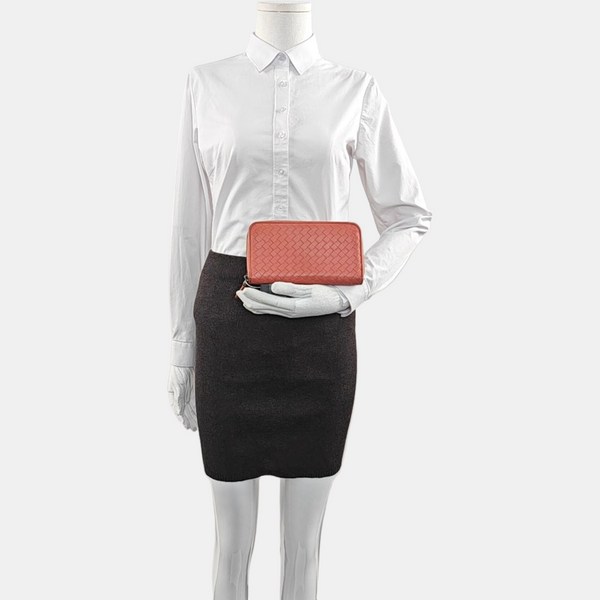 Calfskin Wallet Red