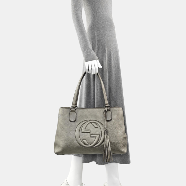 Soho Large Calfskin Gray