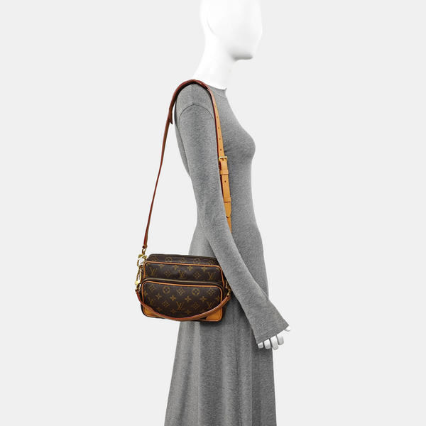 NIL Monogram Coated Canvas Brown
