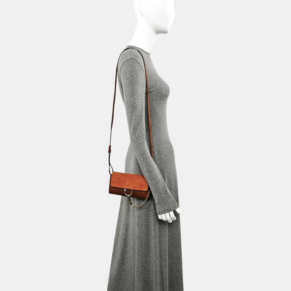 Faye Mini Calfskin Brown