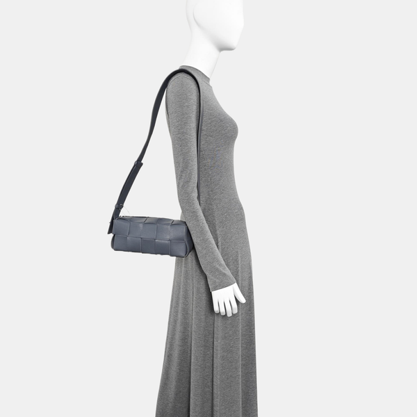 Brick Cassette Calfskin Gray