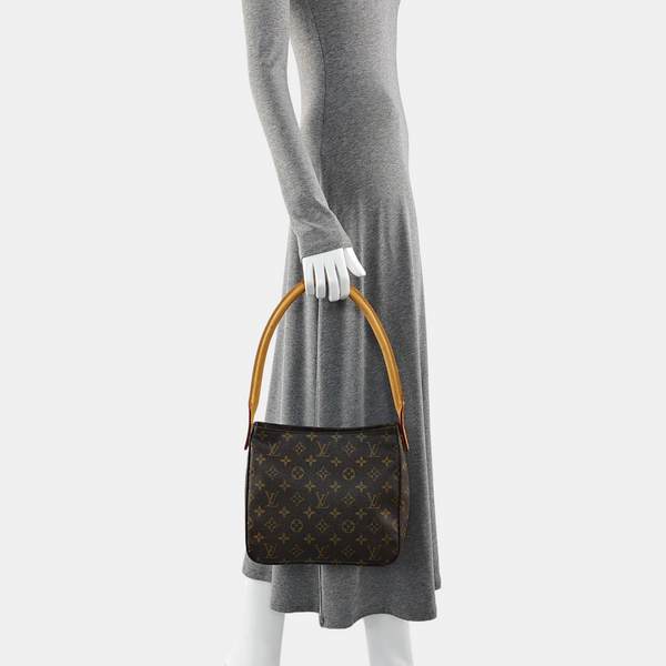 LOOPING MM Monogram Coated Canvas Brown