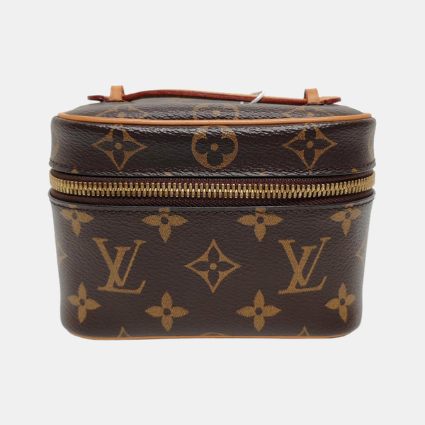NICE Super Mini Monogram Coated Canvas Brown