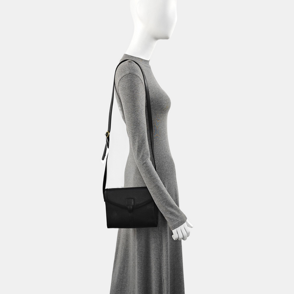 Calfskin Shoulder Bag Black