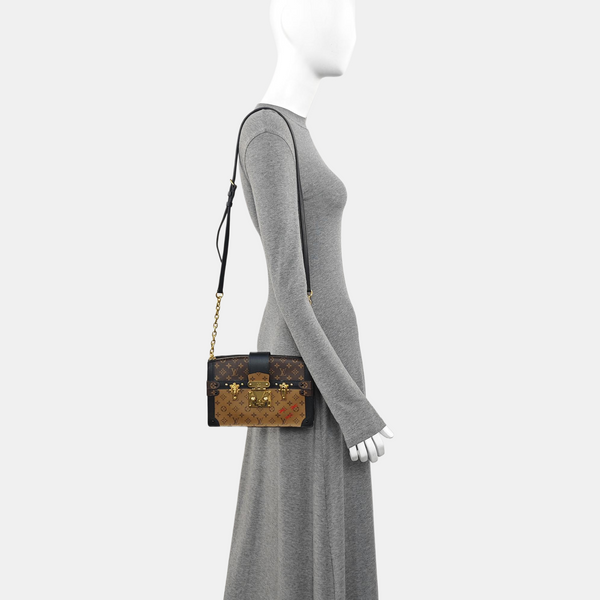 TRUNK Monogram Coated Canvas Brown