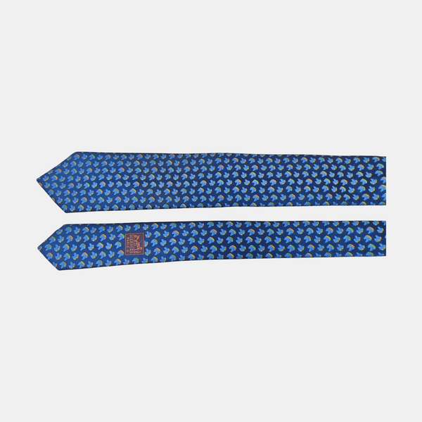 Mulberry Silk Tie Blue