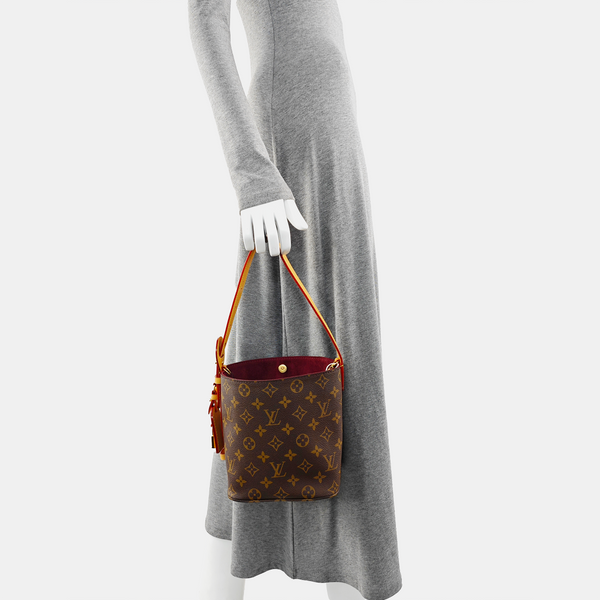 ALL IN Monogram Coated Canvas Brown