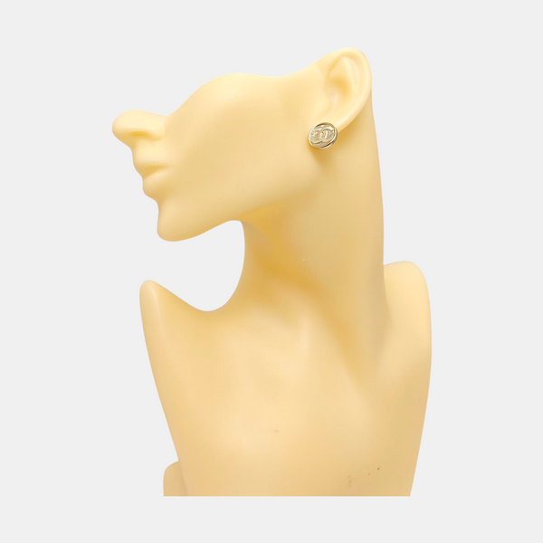 Metal Gold Stud Earrings