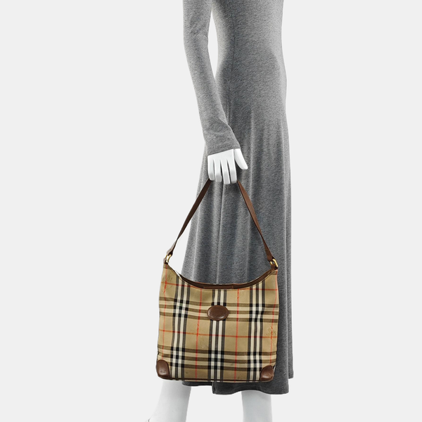 Canvas Shoulder Bag Beige