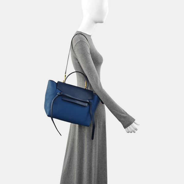 BELT Mini Calfskin Blue
