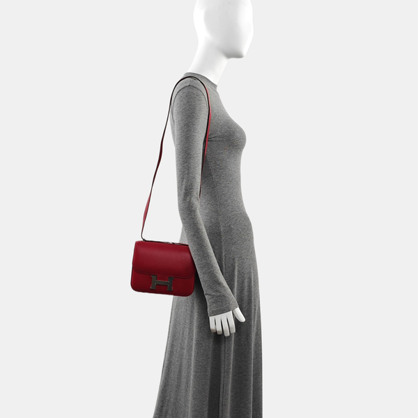 Constance 18 Box Calf Red