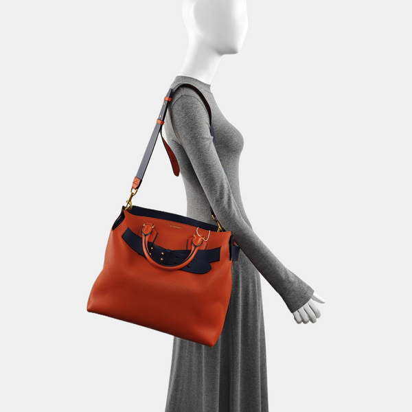 The Belt Large Calfskin Orange