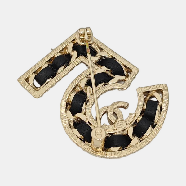 Metal Gold Brooch