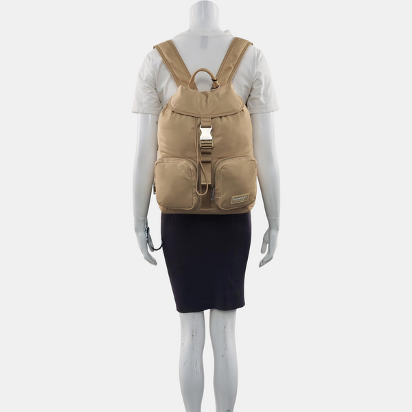 The Rucksack Small Nylon Beige