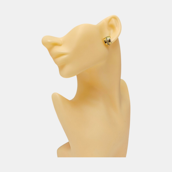 Metal Gold Clip On Earrings