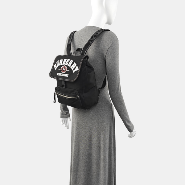 Nylon Backpack Black