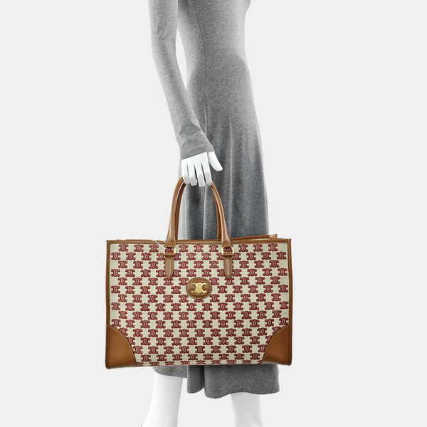 Fabric Tote Bag Red