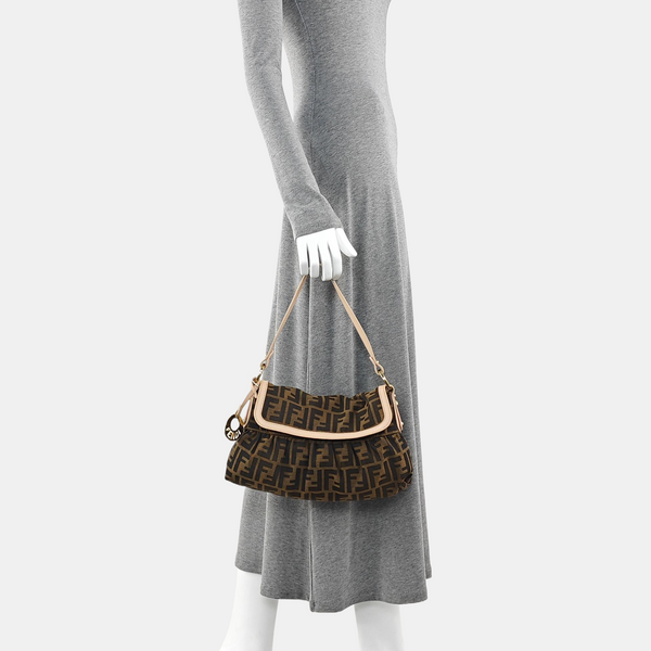 Canvas Top Handle Bag Brown