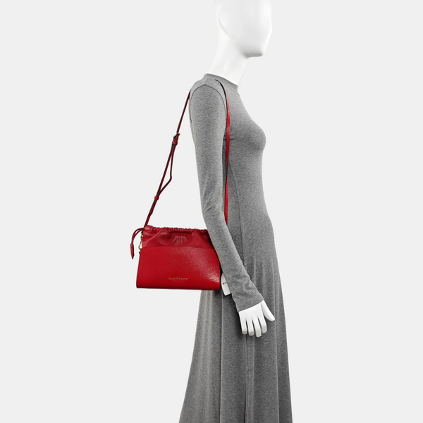 Calfskin Shoulder Bag Red
