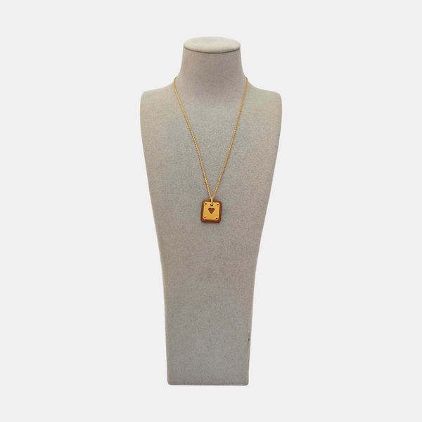 As De Coeur Metal Rose Gold Necklace