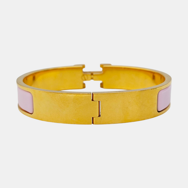 Clic H Metal Gold Bangle