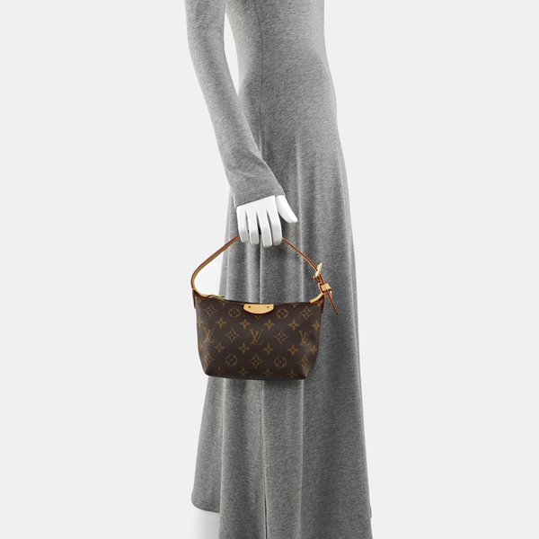 HILLS Monogram Coated Canvas Brown
