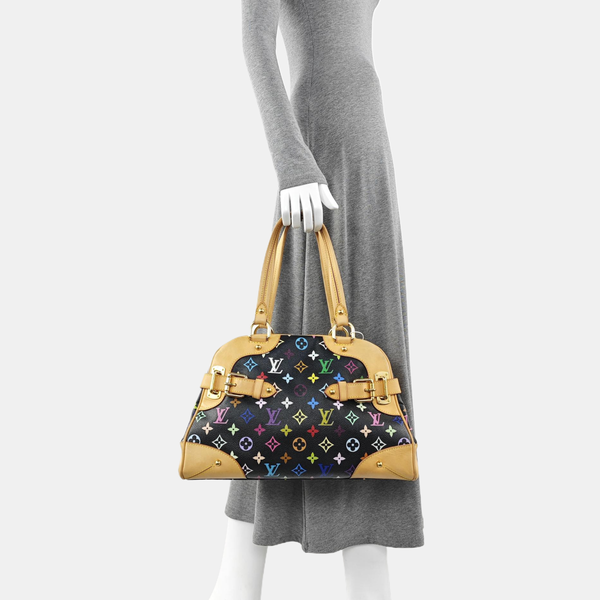 LV × TM CLAUDIA Monogram Coated Canvas Black