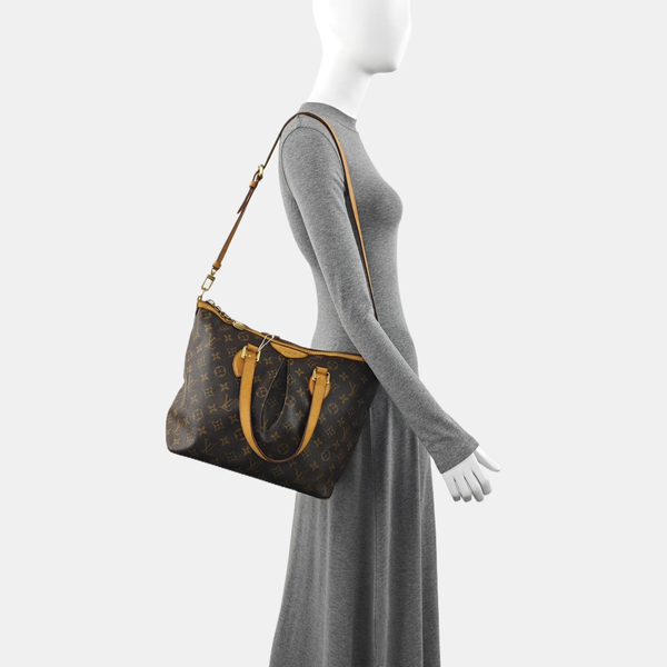 PALERMO PM Monogram Coated Canvas Brown