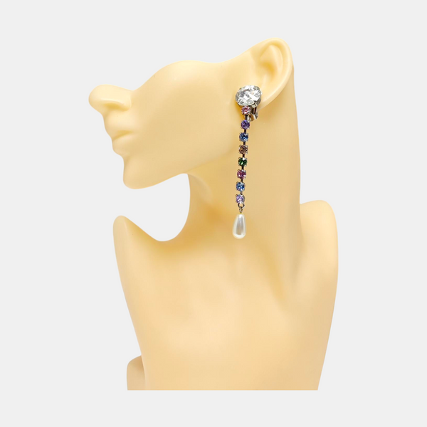 Metal Silver Clip On Earrings