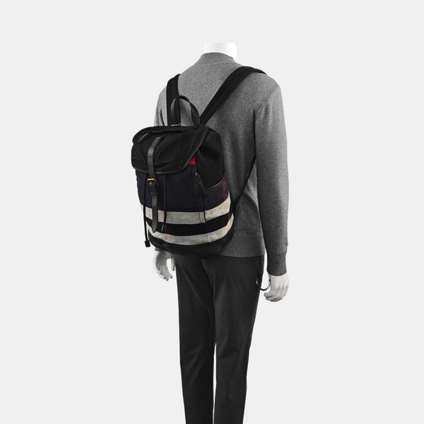 Fabric Backpack Blue