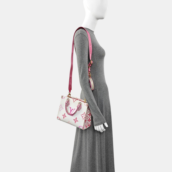 ONTHEGO PM Monogram Coated Canvas White